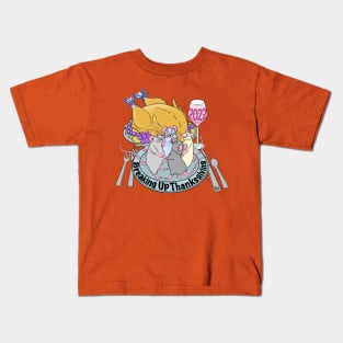 Breaking up Thanksgiving 2022 Kids T-Shirt